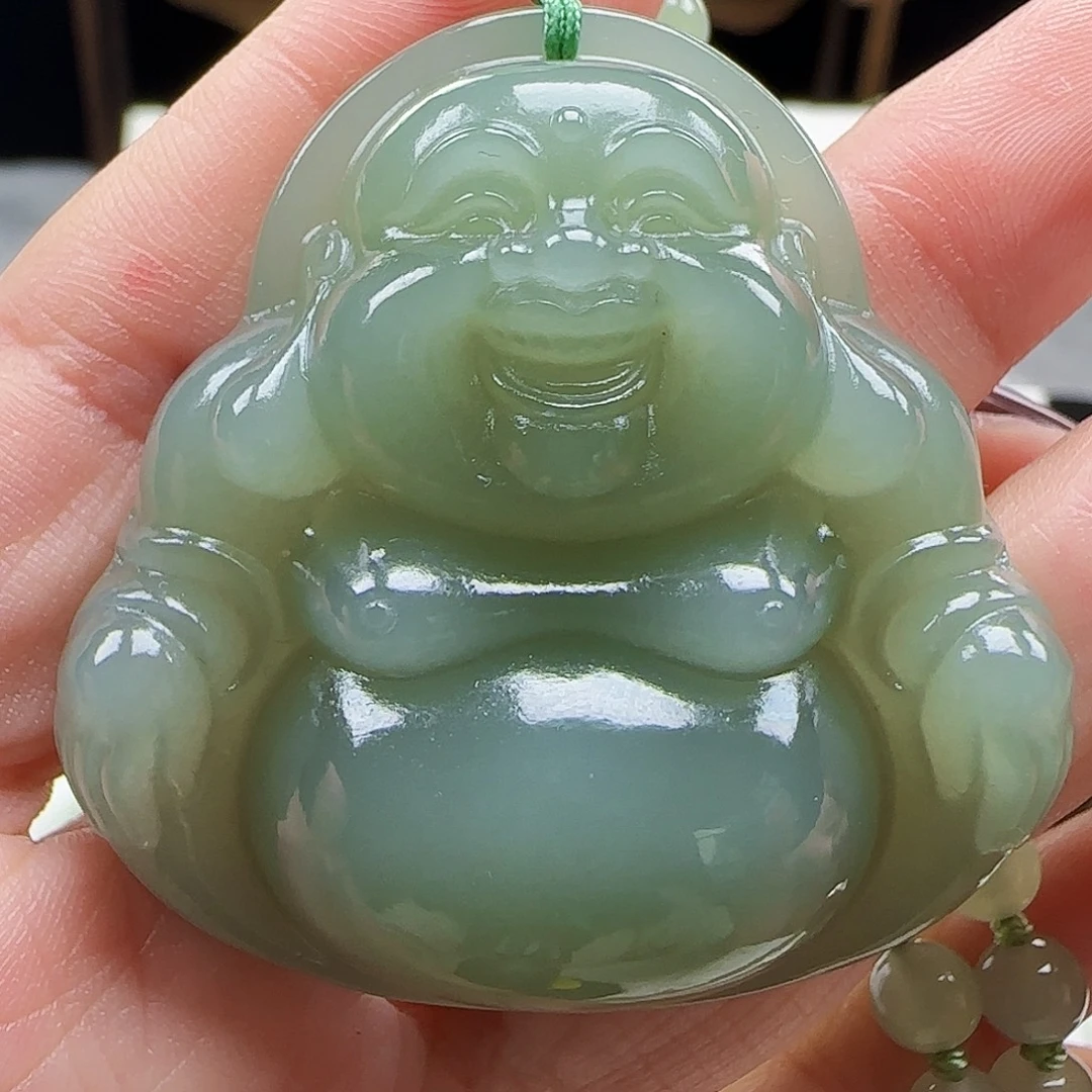 和田玉未镶嵌吊坠(赠链)