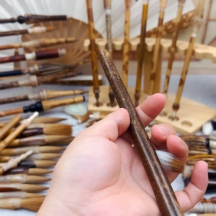 江***】梅鹿竹杆子胖胖笔毛