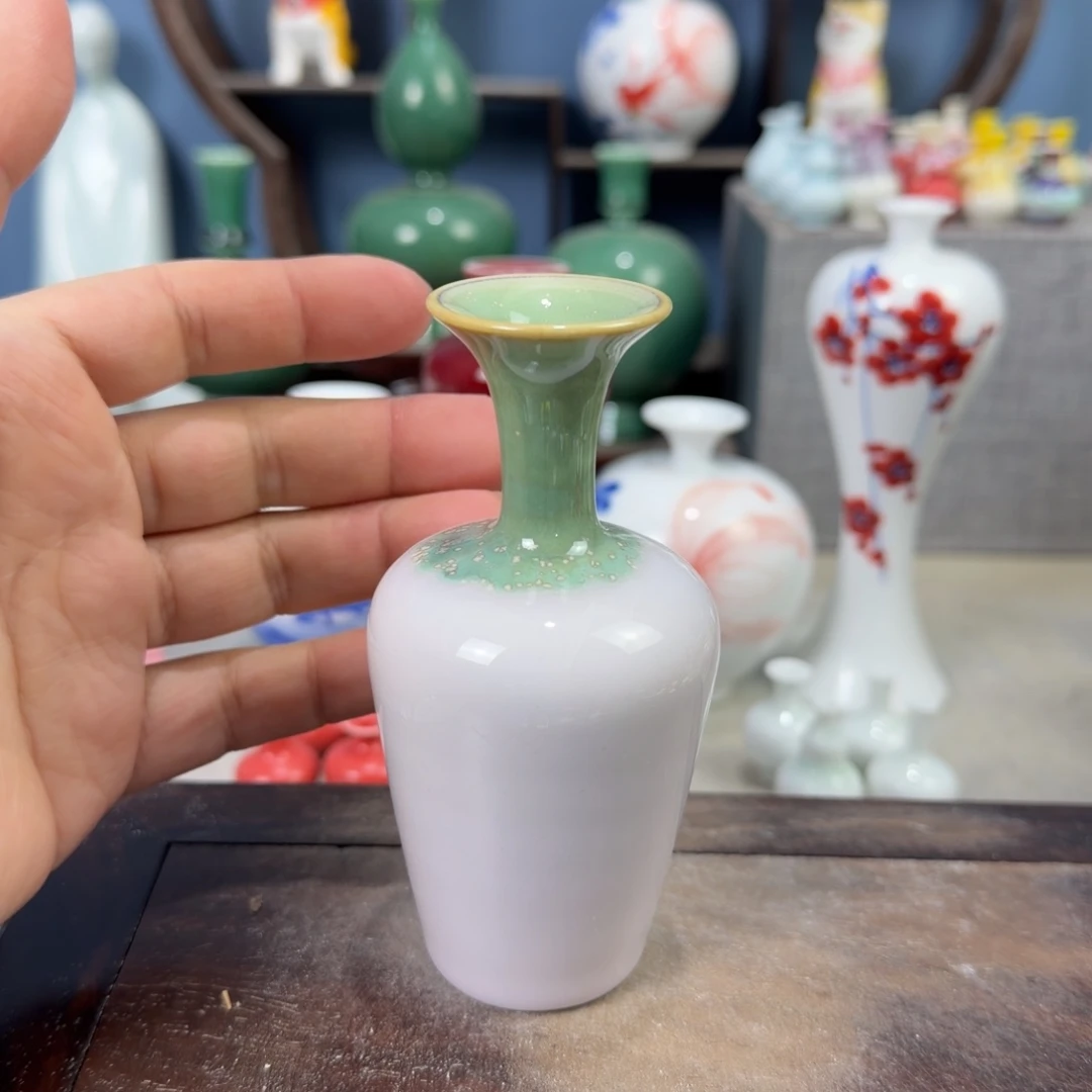 陶瓷手工小花器摆件