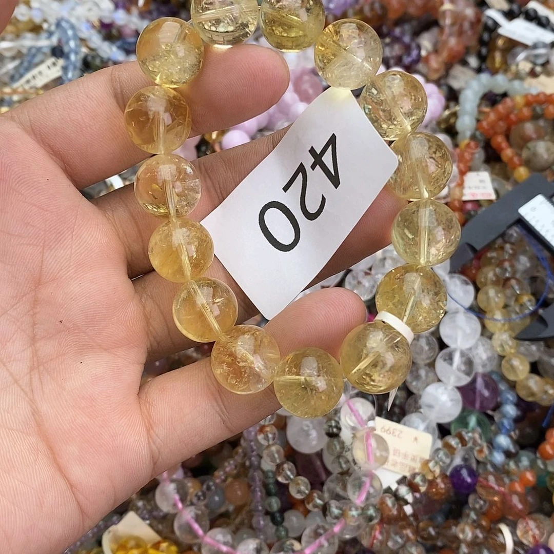 未镶嵌手链水晶文*?手链