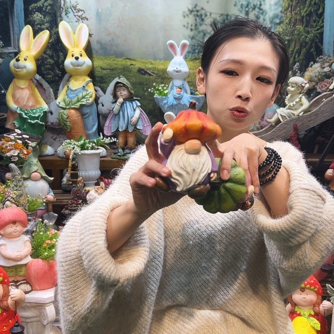 花园摆件红红火火