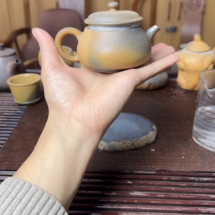 茶壶紫砂坭兴陶柴烧