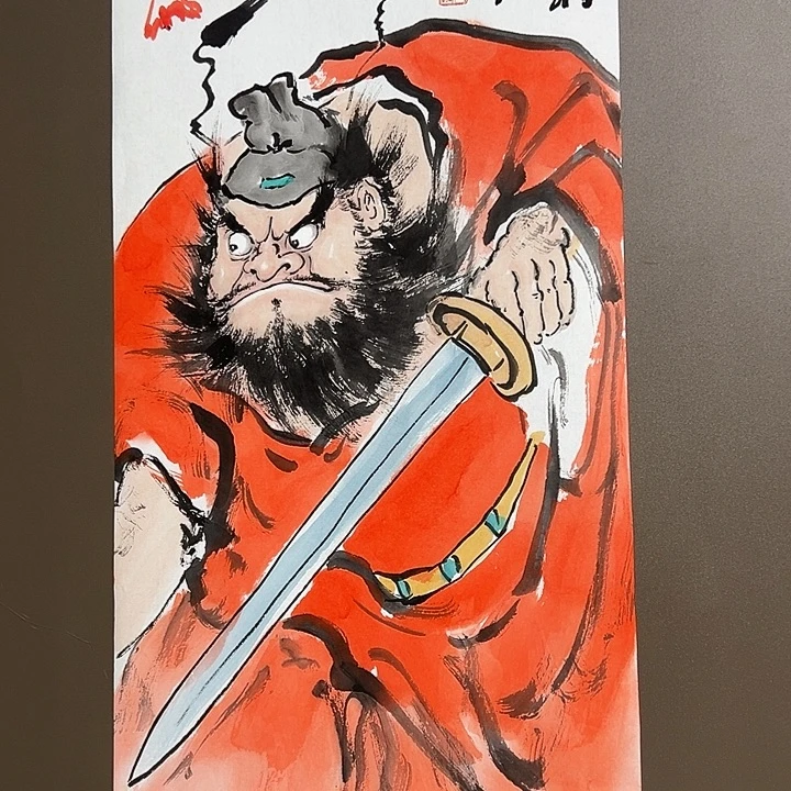 国画唐国良 手绘原创