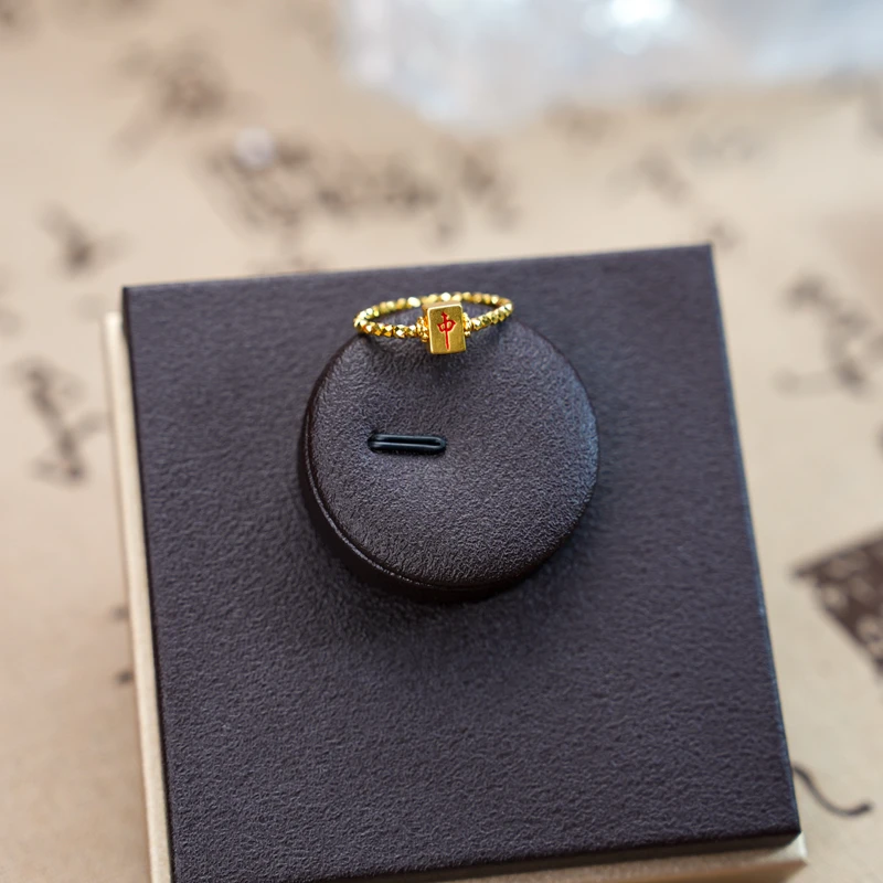 【甄芝系列】足金999 中发戒指