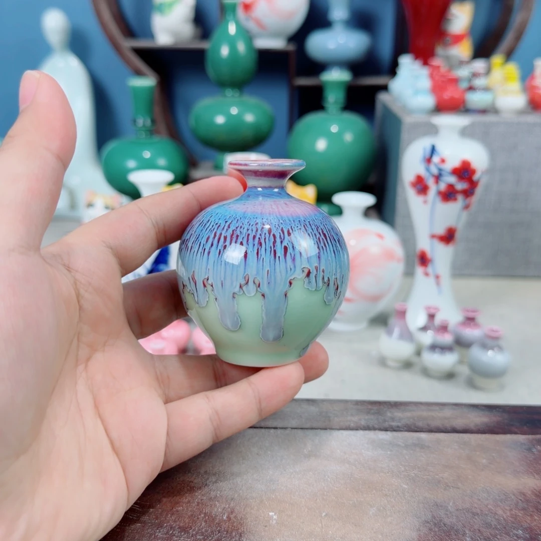 陶瓷手工小花器摆件