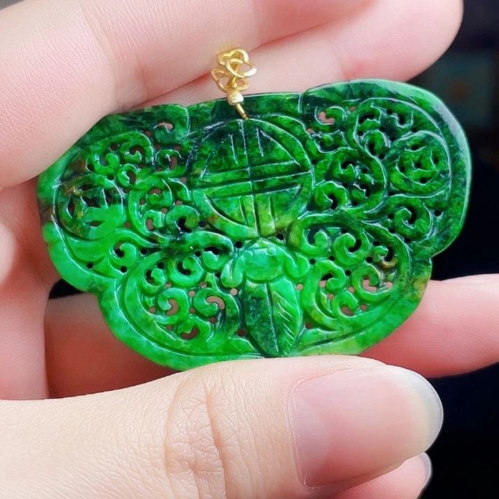 翡翠银S925镶嵌颈饰多样性