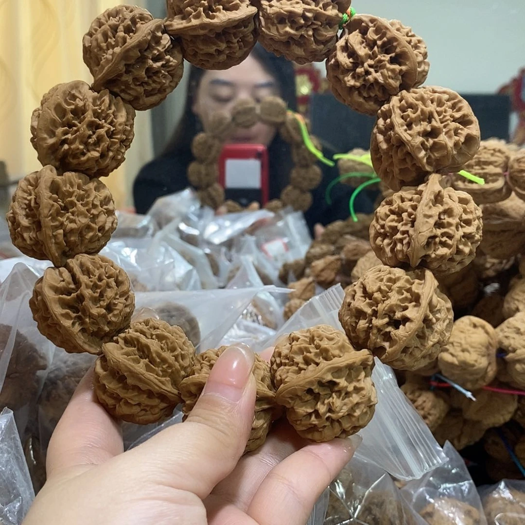 把件文玩核桃35秦闷手持