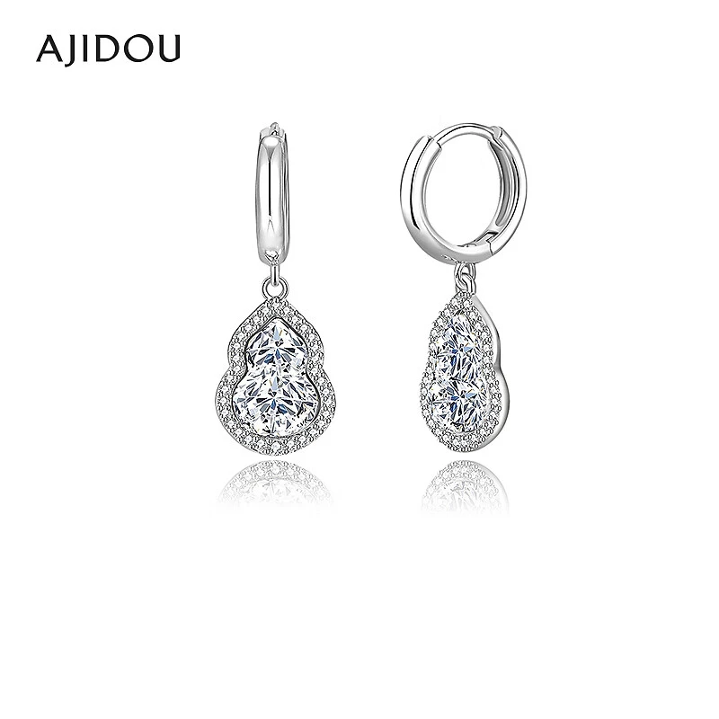 铜合金合成锆石耳饰  AJIDOU阿吉豆耳饰女款葫芦耳坠【SGB】