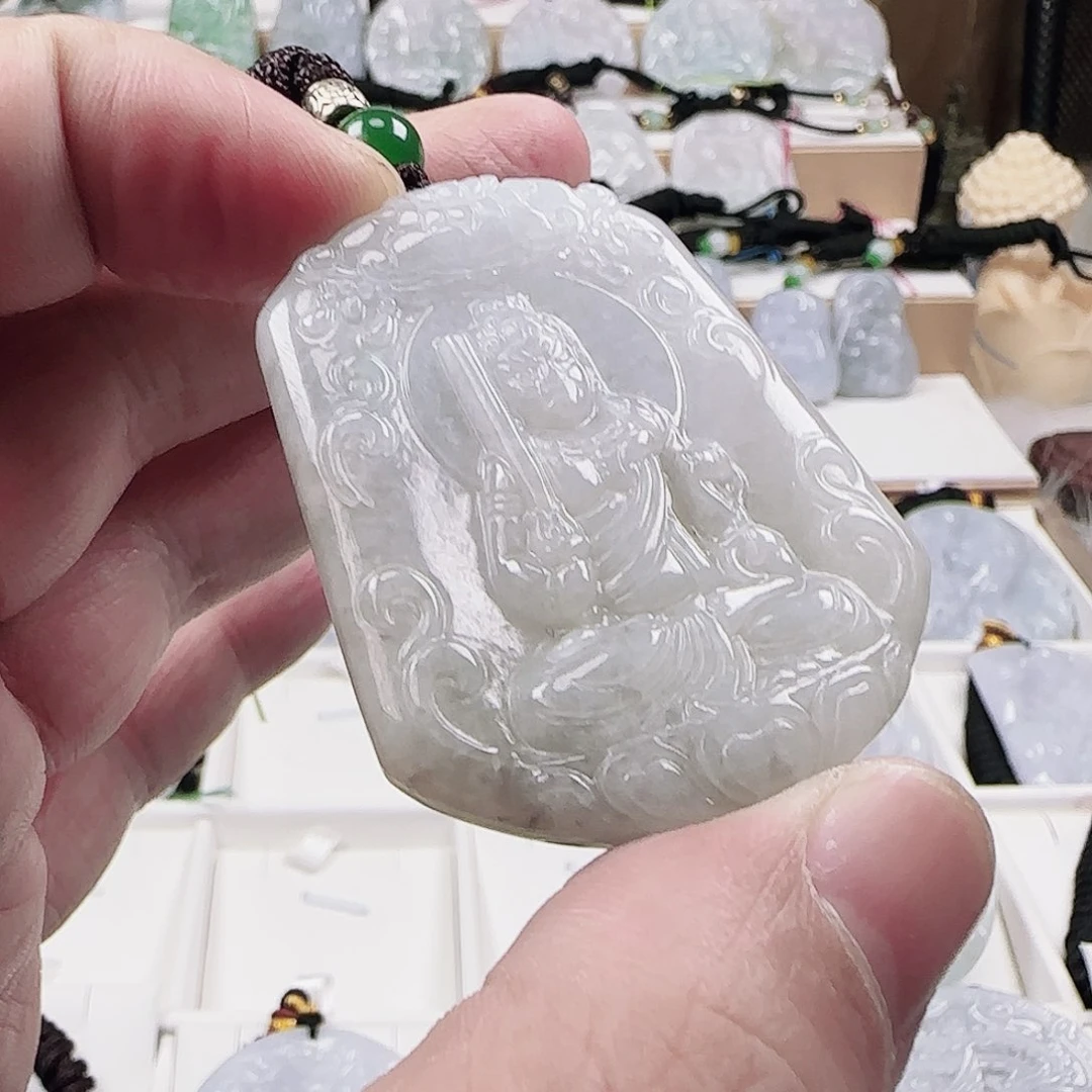 翡翠颈饰未镶嵌0341挂件