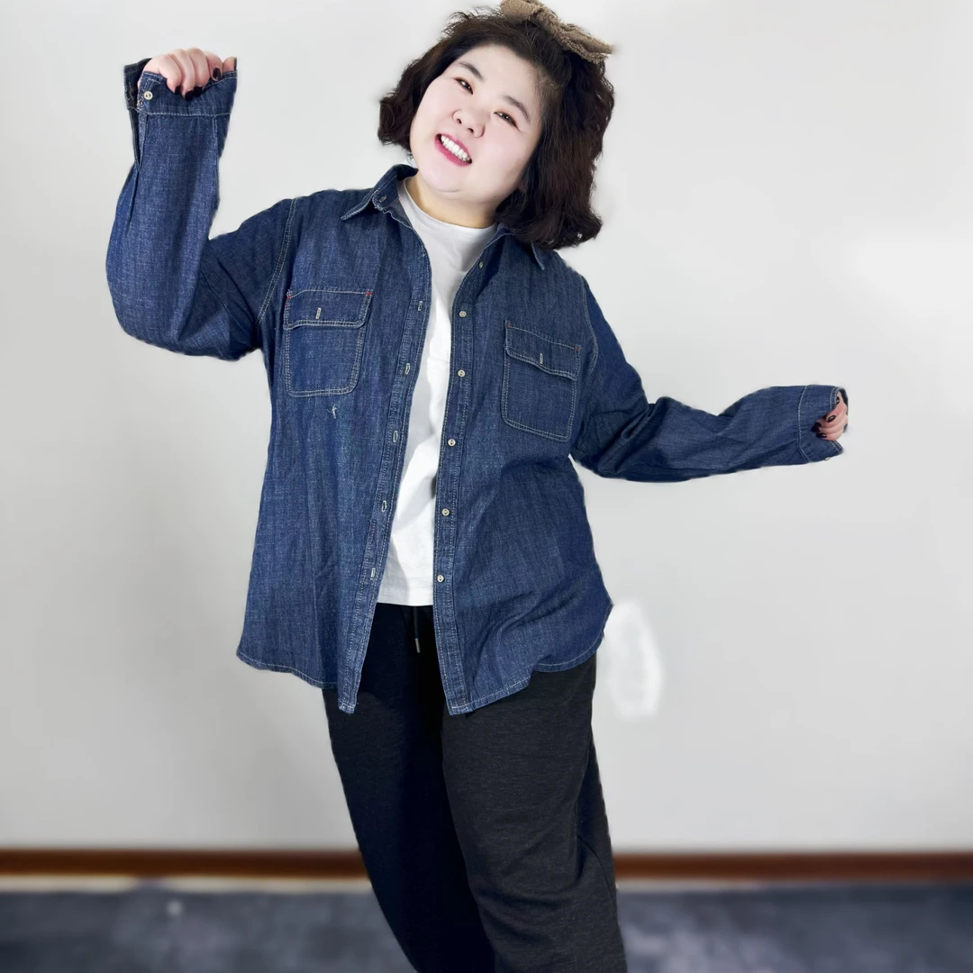【FXN】30011休闲牛仔衬衫韩系宽松外套