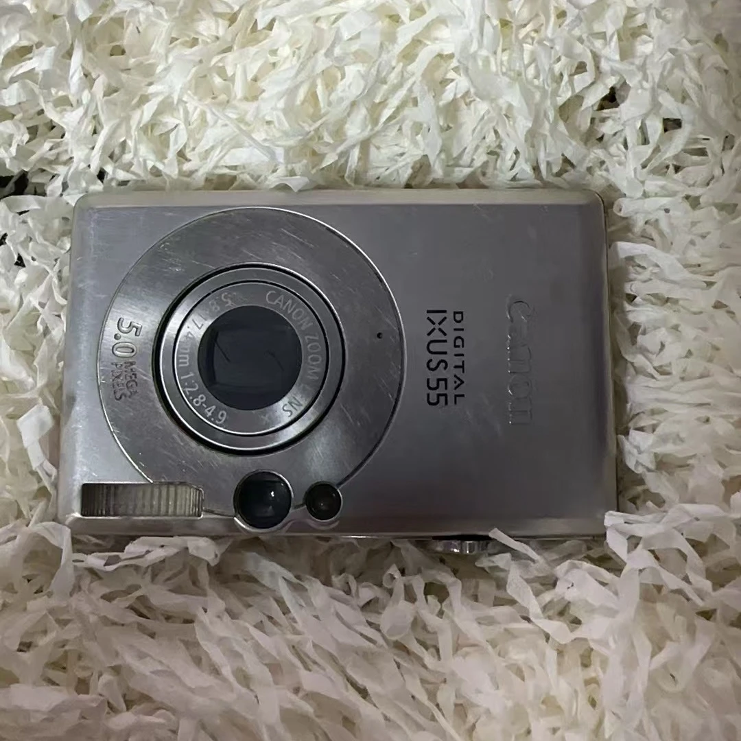 95新 Canon/佳能 特价机IXUS55银色500万像素3倍变焦