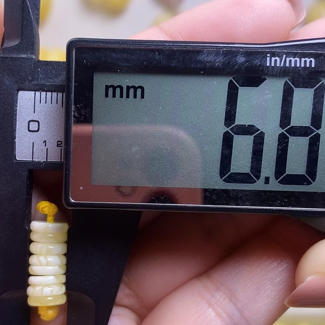 裸石琥珀未镶嵌蜜蜡隔片