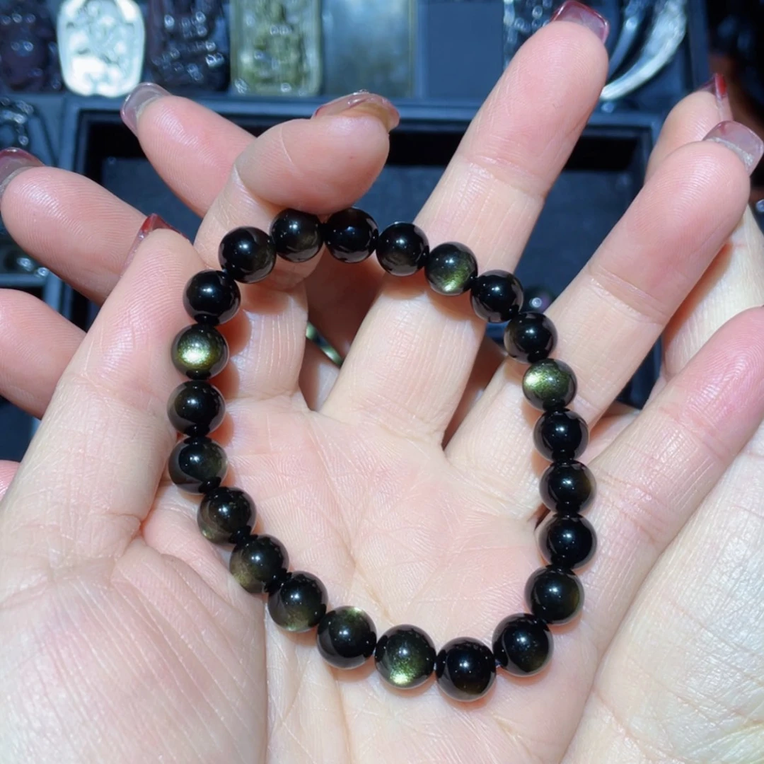 【闪购商品】黑曜岩手链未镶嵌非*