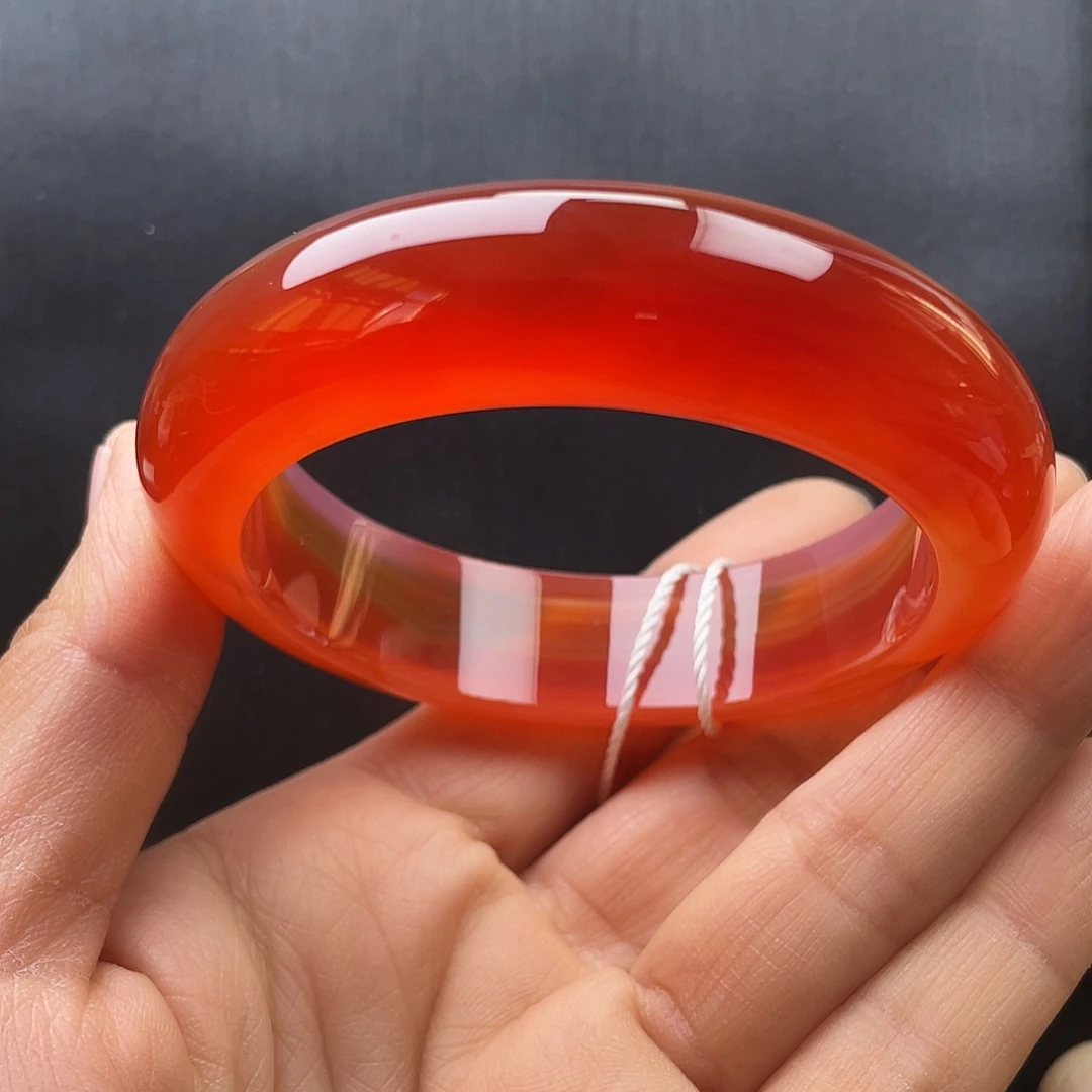 玛瑙/玉髓未镶嵌手镯57圈口