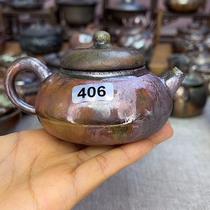 裸柴烧陶瓷手工茶器
