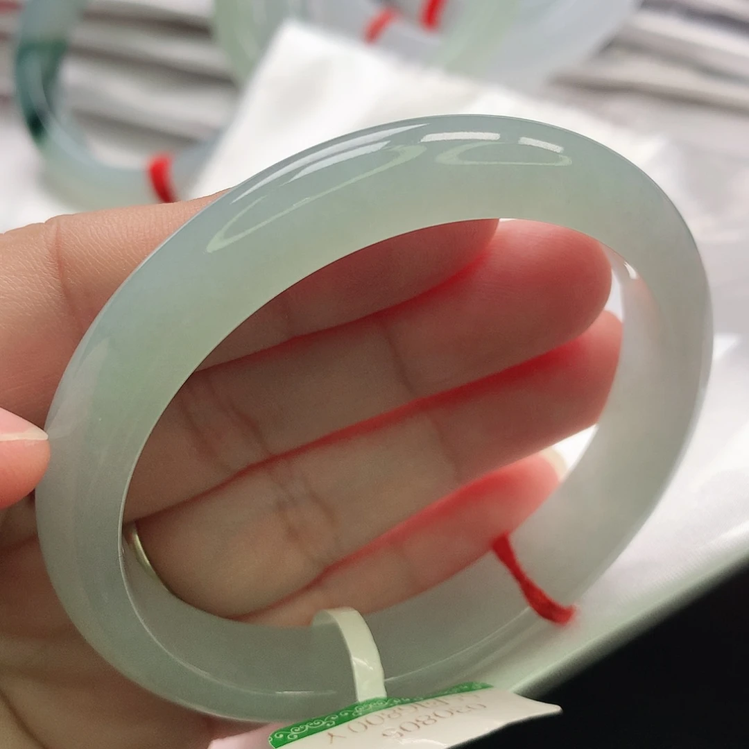 翡翠未镶嵌手镯贵妃55