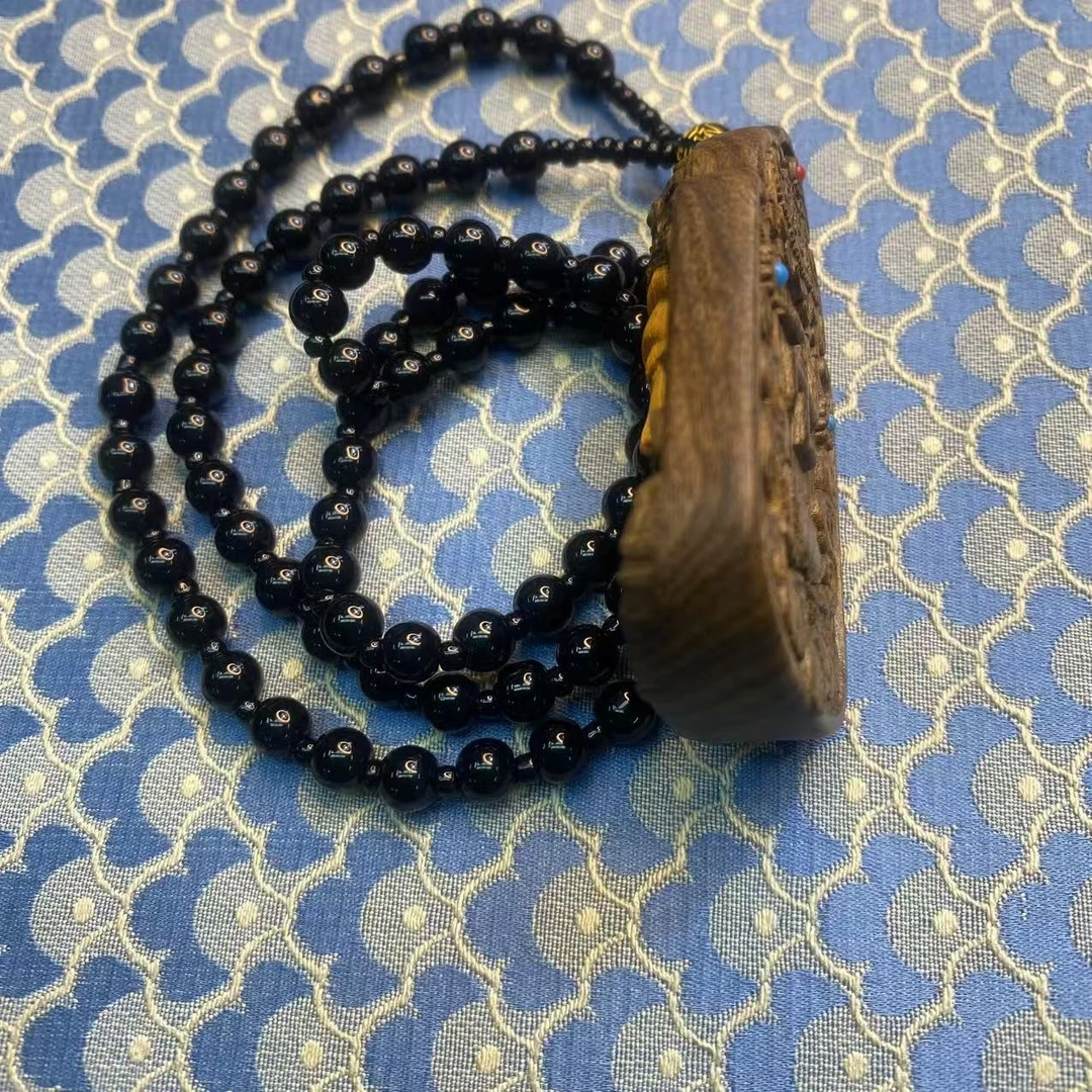 f 雕刻 黑 项链 瑶轩堂精选高端 gy