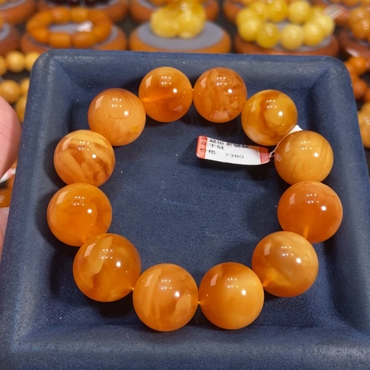 蜜蜡手链未镶嵌蜜蜡