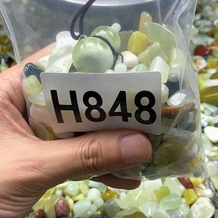未镶嵌蛇纹石玉鱼缸石