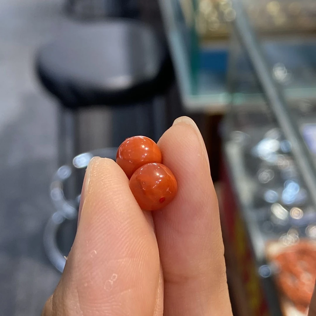 【佳哥严选】J73607-南红对珠多样性发其一-8mm左右