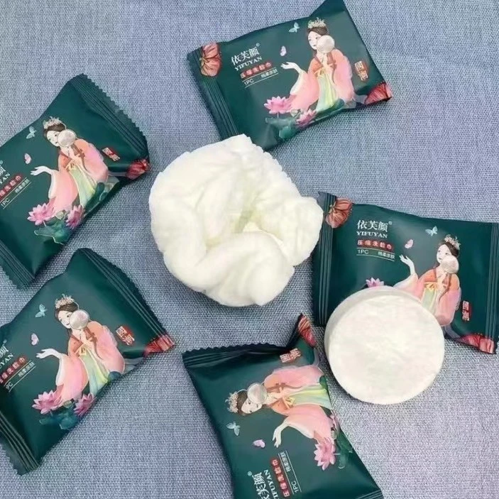 国潮风30*60柔软加厚一次性压缩毛巾洗脸巾干湿两用便携独立装