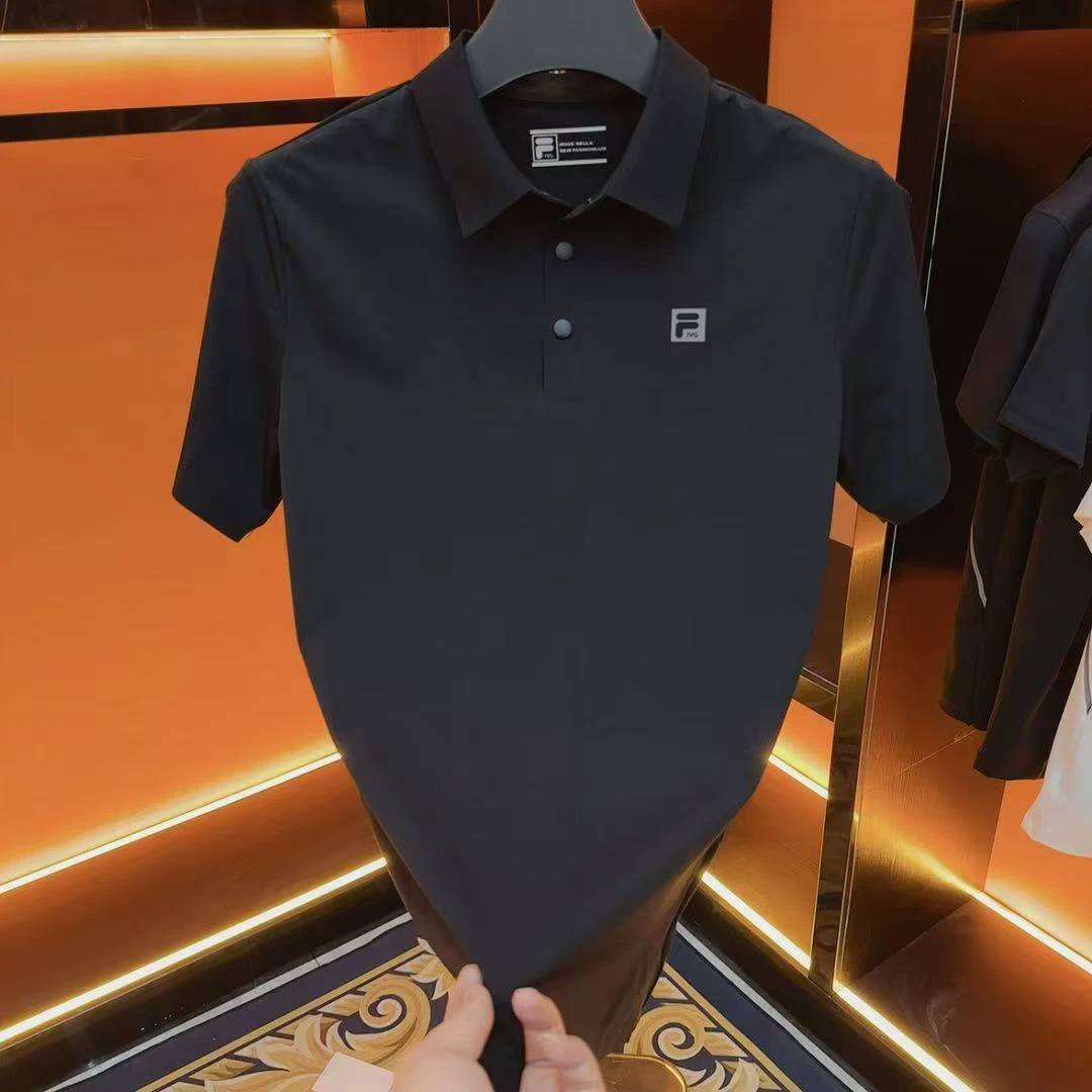 新款时尚户外时尚运动速干衣POLO半袖