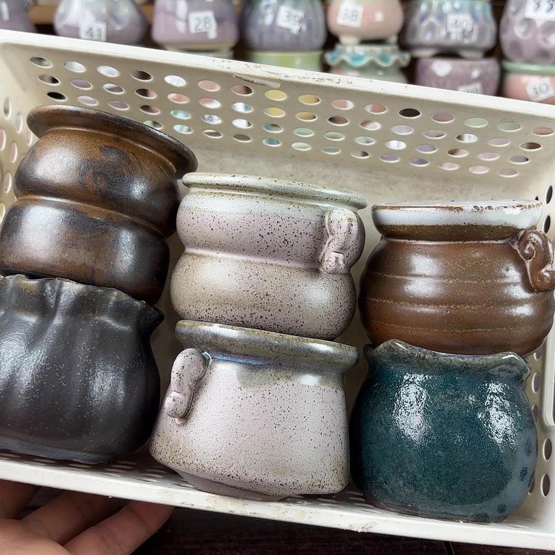 红陶量货/口5-7高深浅搭配发6个