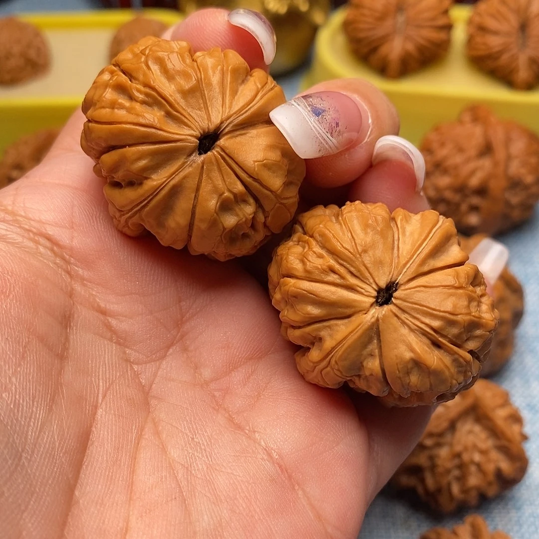 文玩核桃把件毕业甲骨文35尺全品