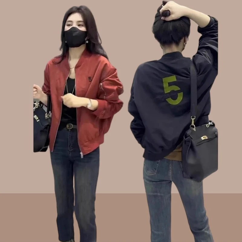 2025春秋季新款女士短外套爆款洋派小个子短款上衣冲锋衣女装夹克