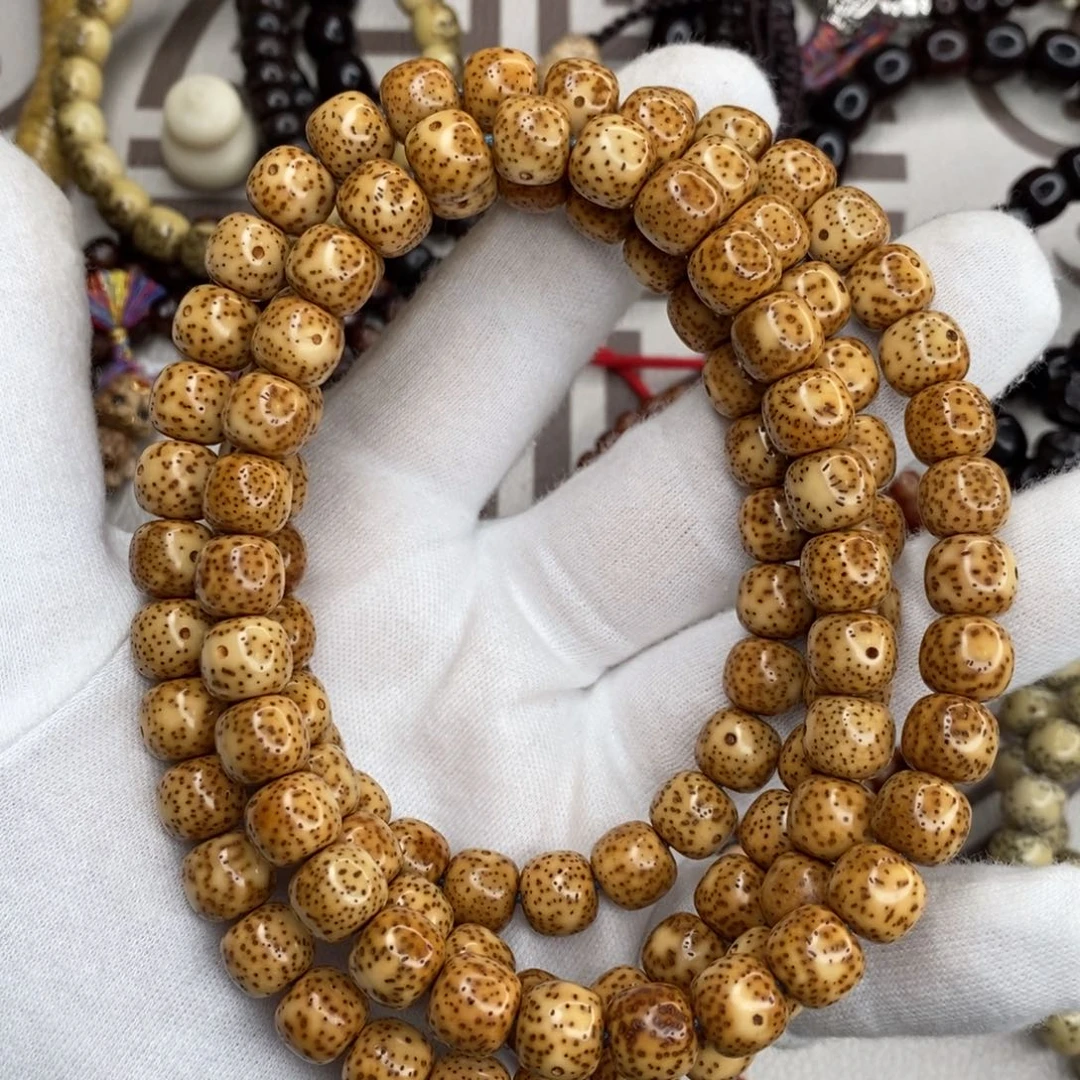 有***悔星月菩提手串10金花