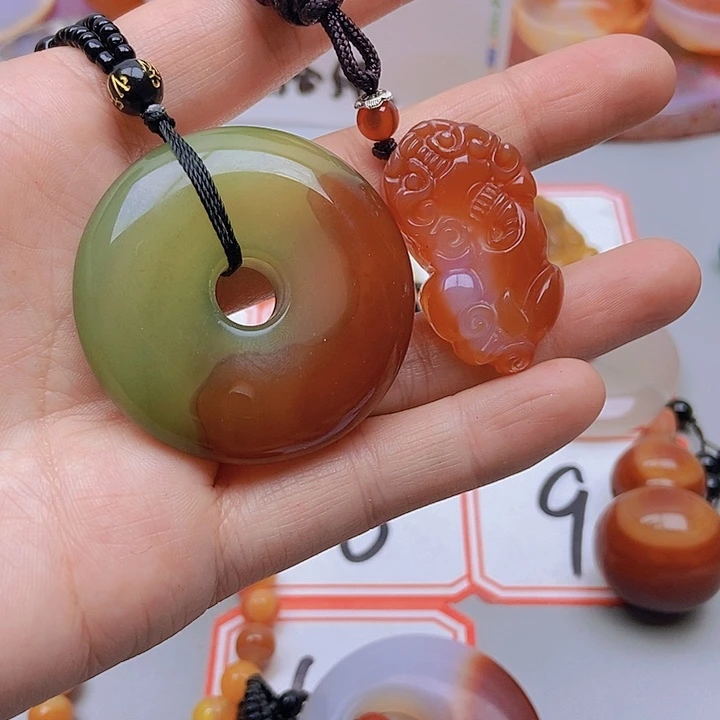 【闪购商品】玛瑙/玉髓珠宝半成品未镶嵌冰**叔