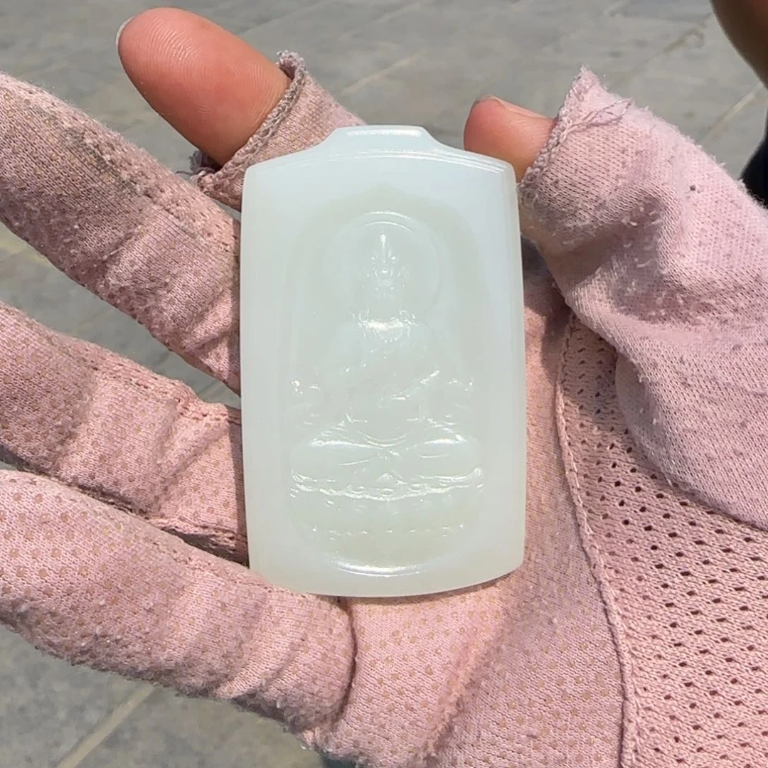 和田玉未镶嵌颈饰53