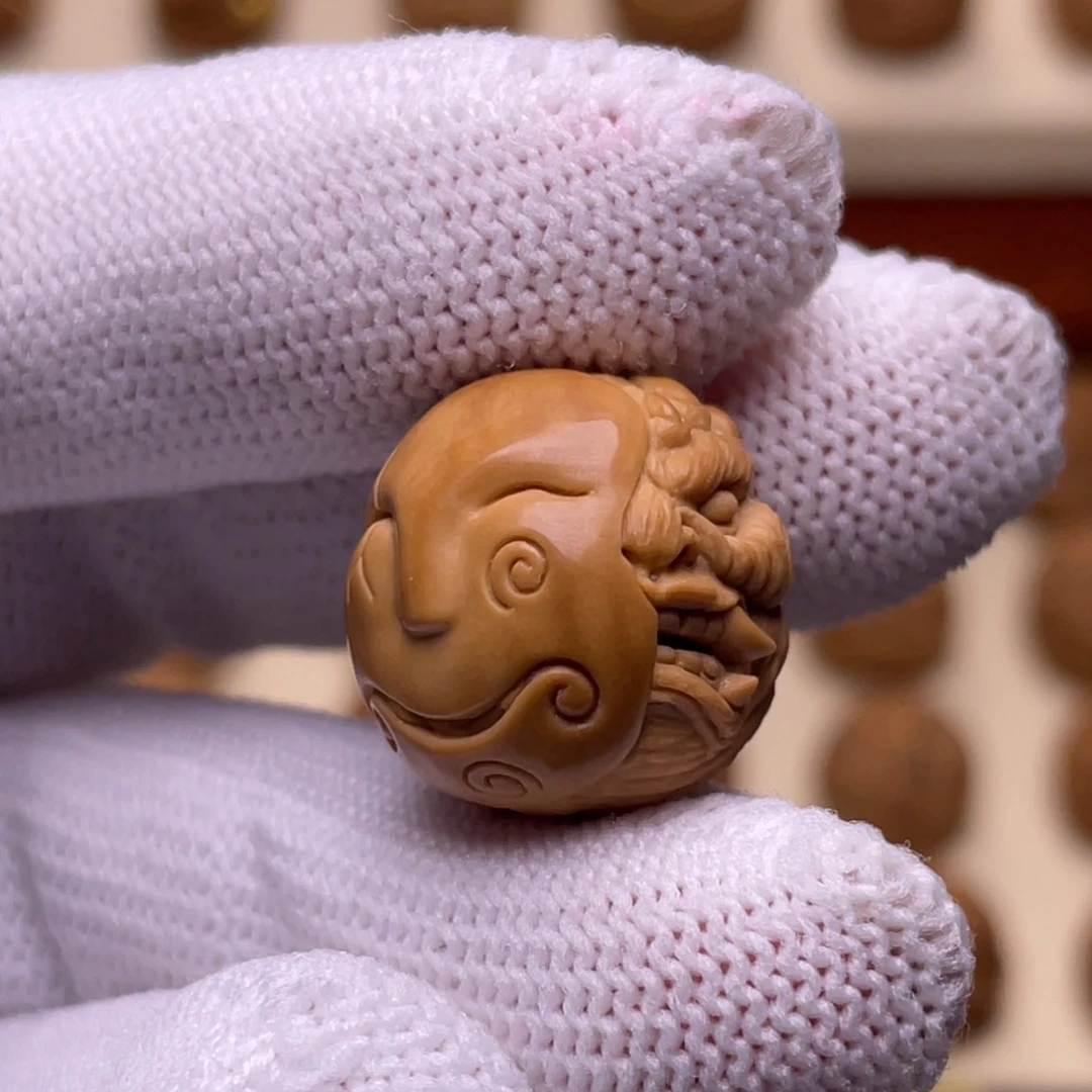 猴头核桃吊坠鬼面18+