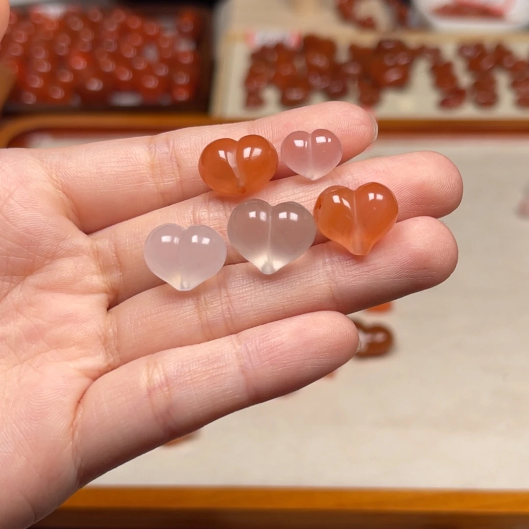 南红玛瑙未镶嵌吊坠(不含链)