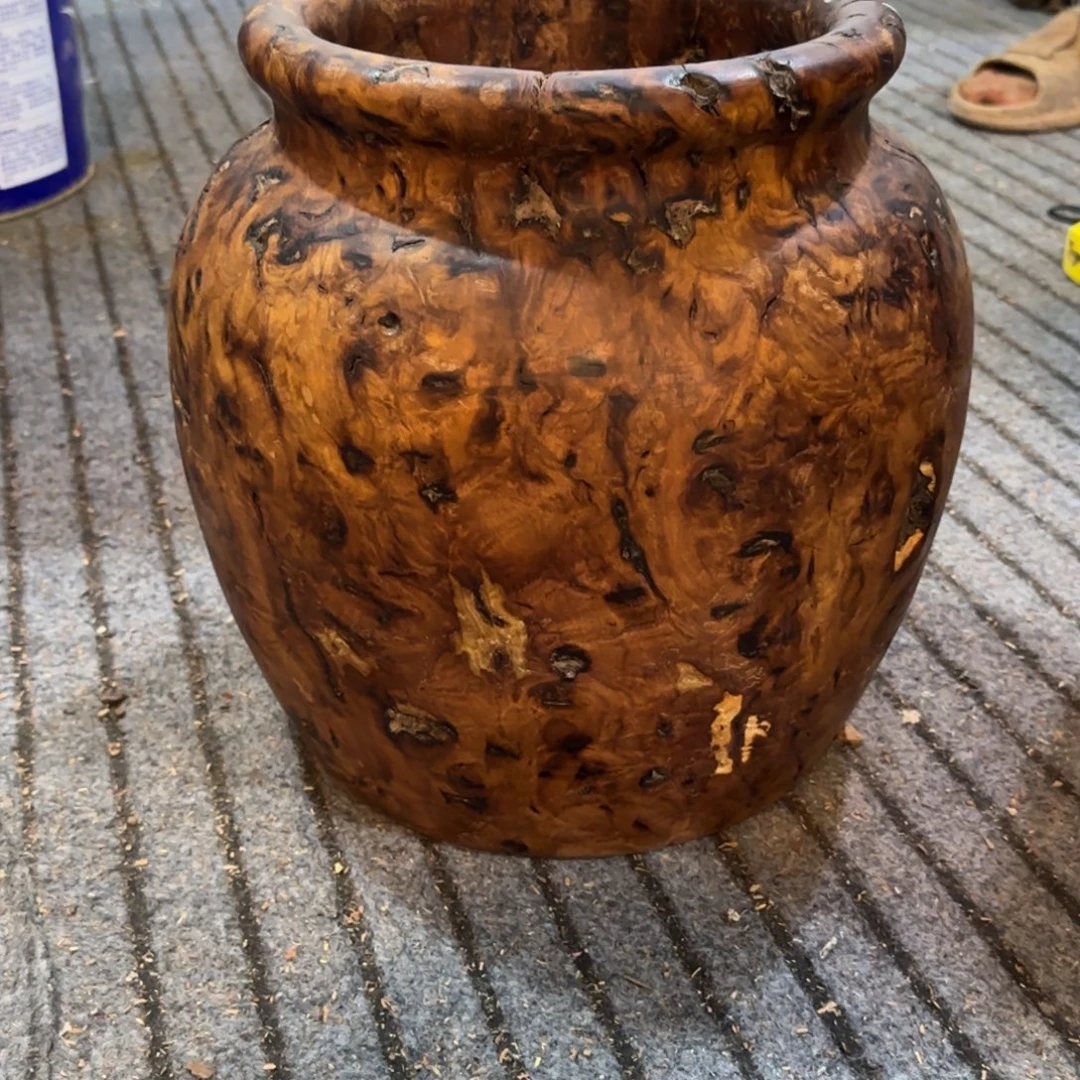 【***婆龙纹鸡心枣木手工艺品