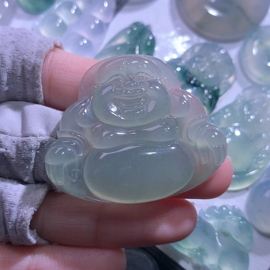 颈饰未镶嵌翡翠佛