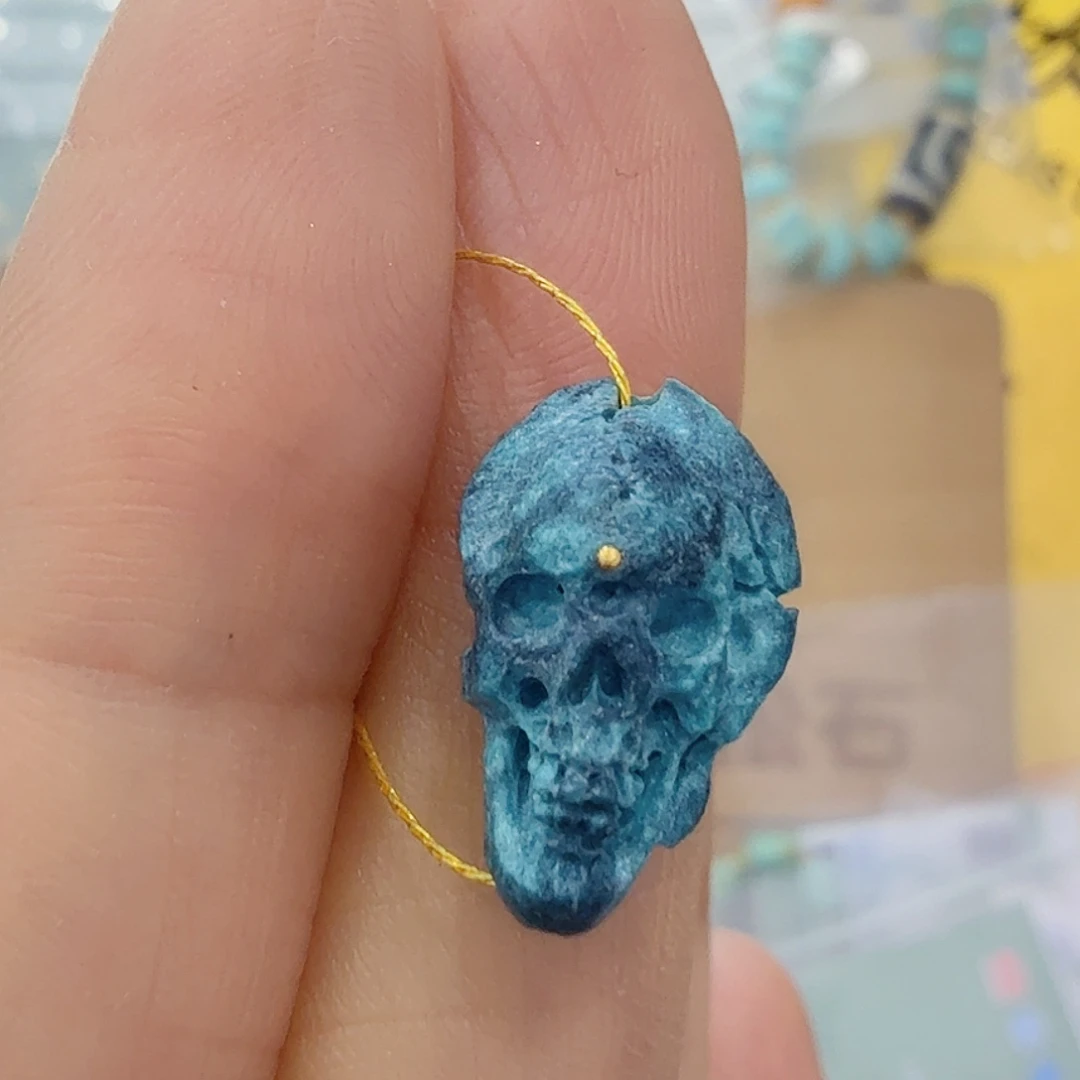 绿松石18K金镶嵌珠宝奇石