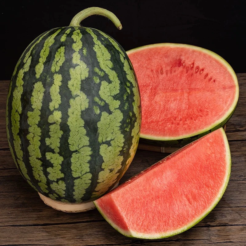 甘美4K西瓜 无籽瓜1个 6斤左右西瓜同城配海南省