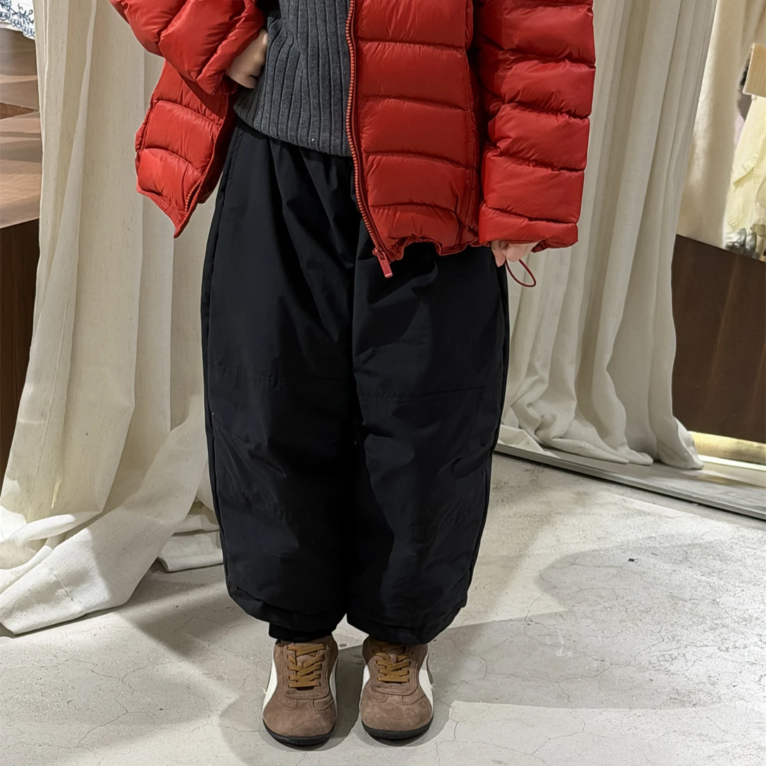 乐小悠童装女童裤子2025冬季新款韩版儿童加厚过冬羽绒裤保暖防风