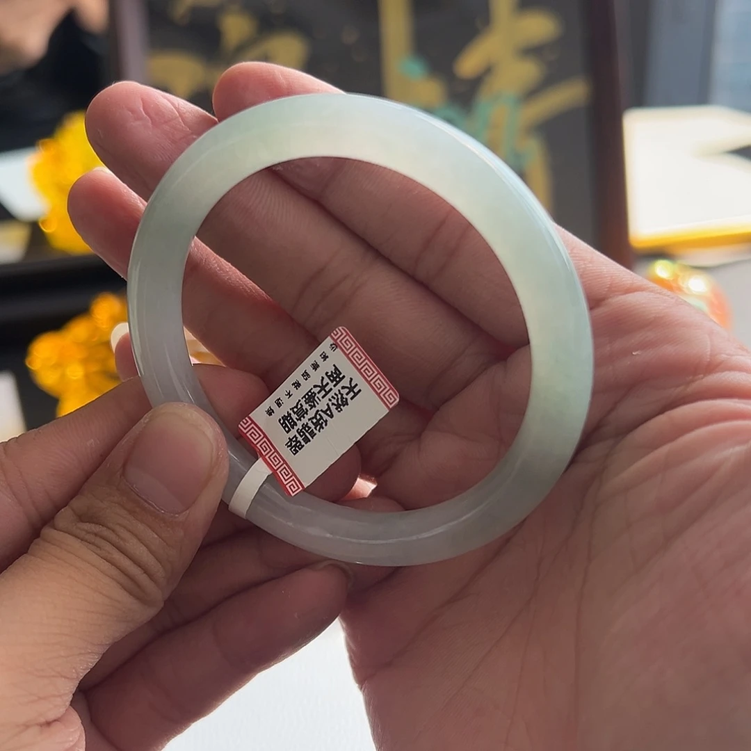 翡翠未镶嵌手镯34号 55.9