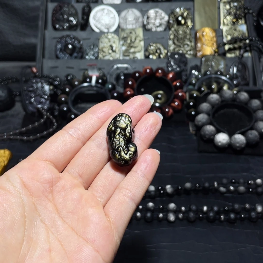 黑曜岩手链未镶嵌无****5