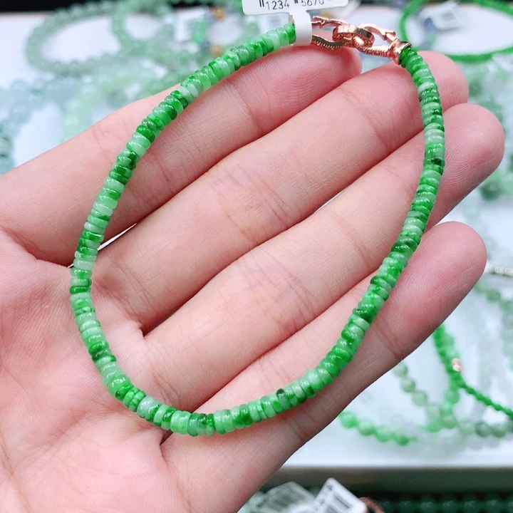 未镶嵌手链翡翠翡翠