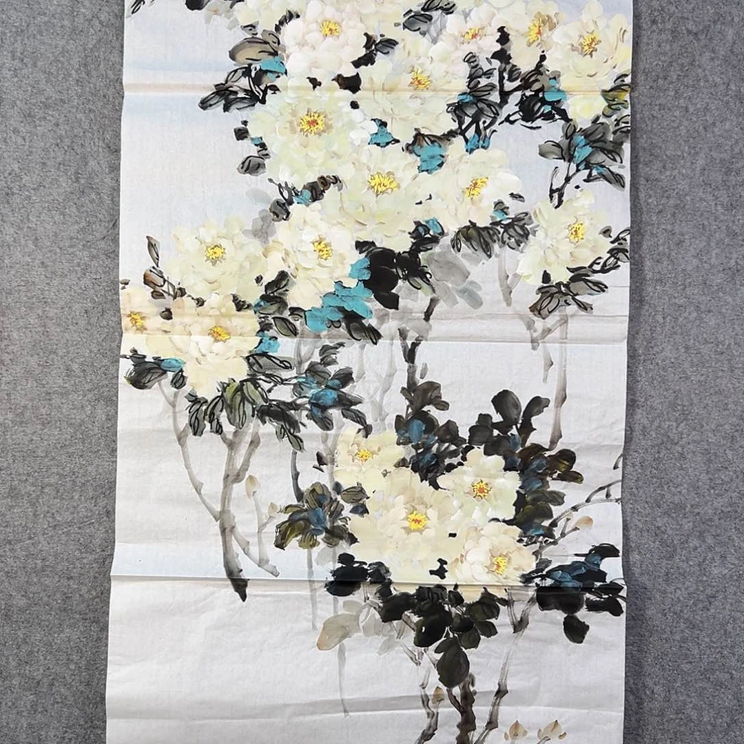 国画789 牡丹等植物生长于这里