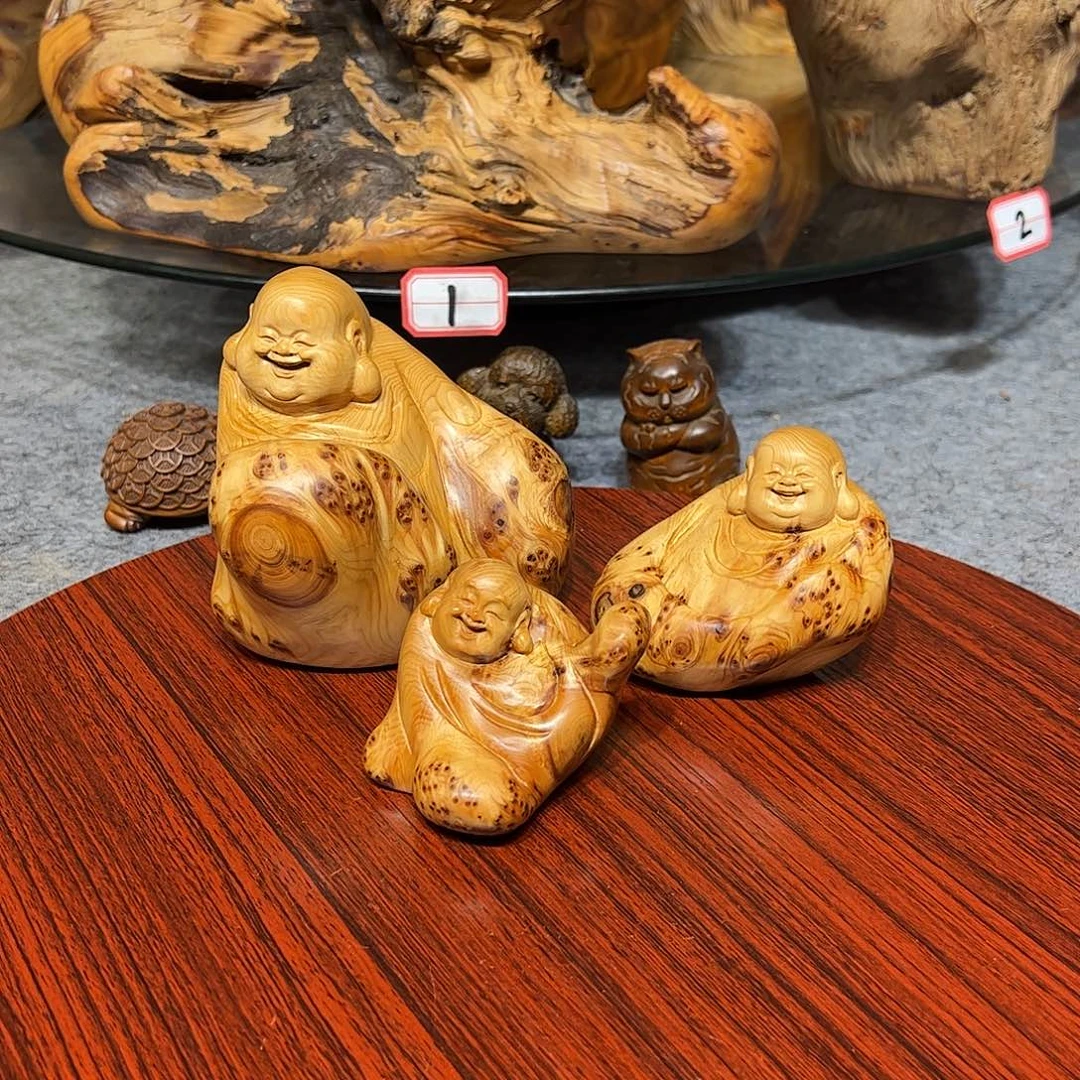 柏木。*崖柏木手把件摆件