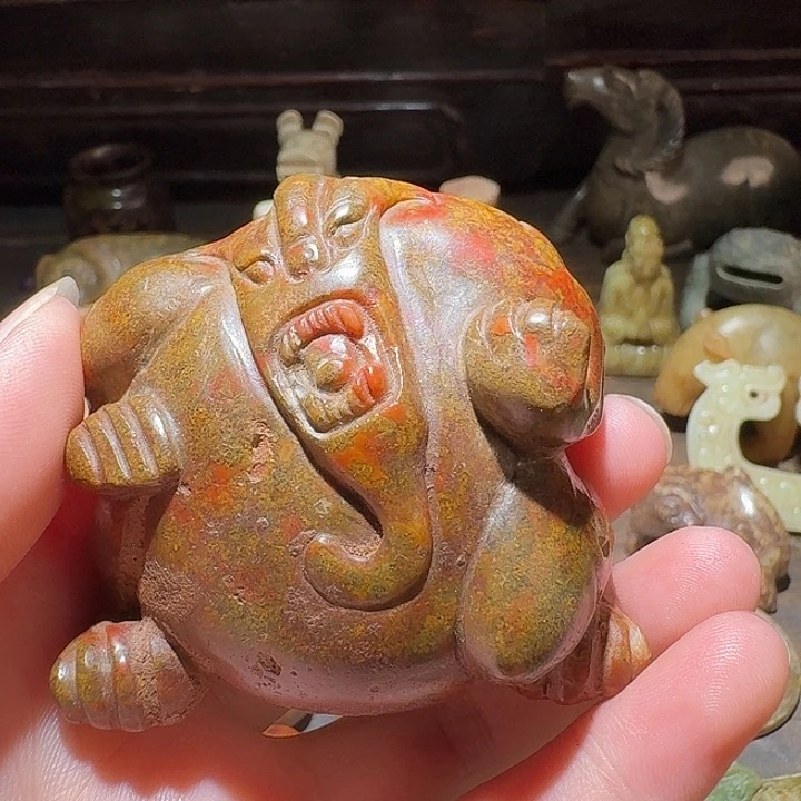 和田玉未镶嵌挂件二*