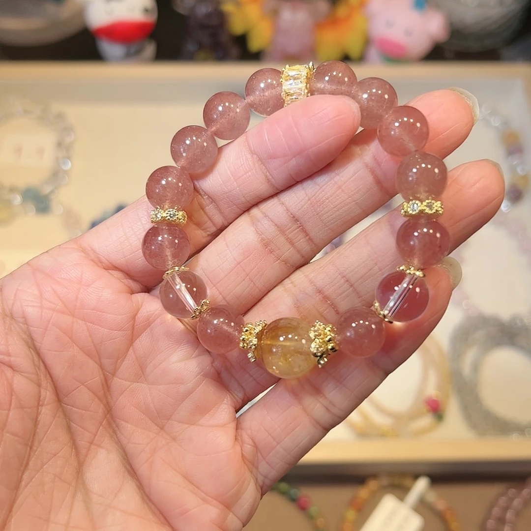 水晶手链未镶嵌草莓