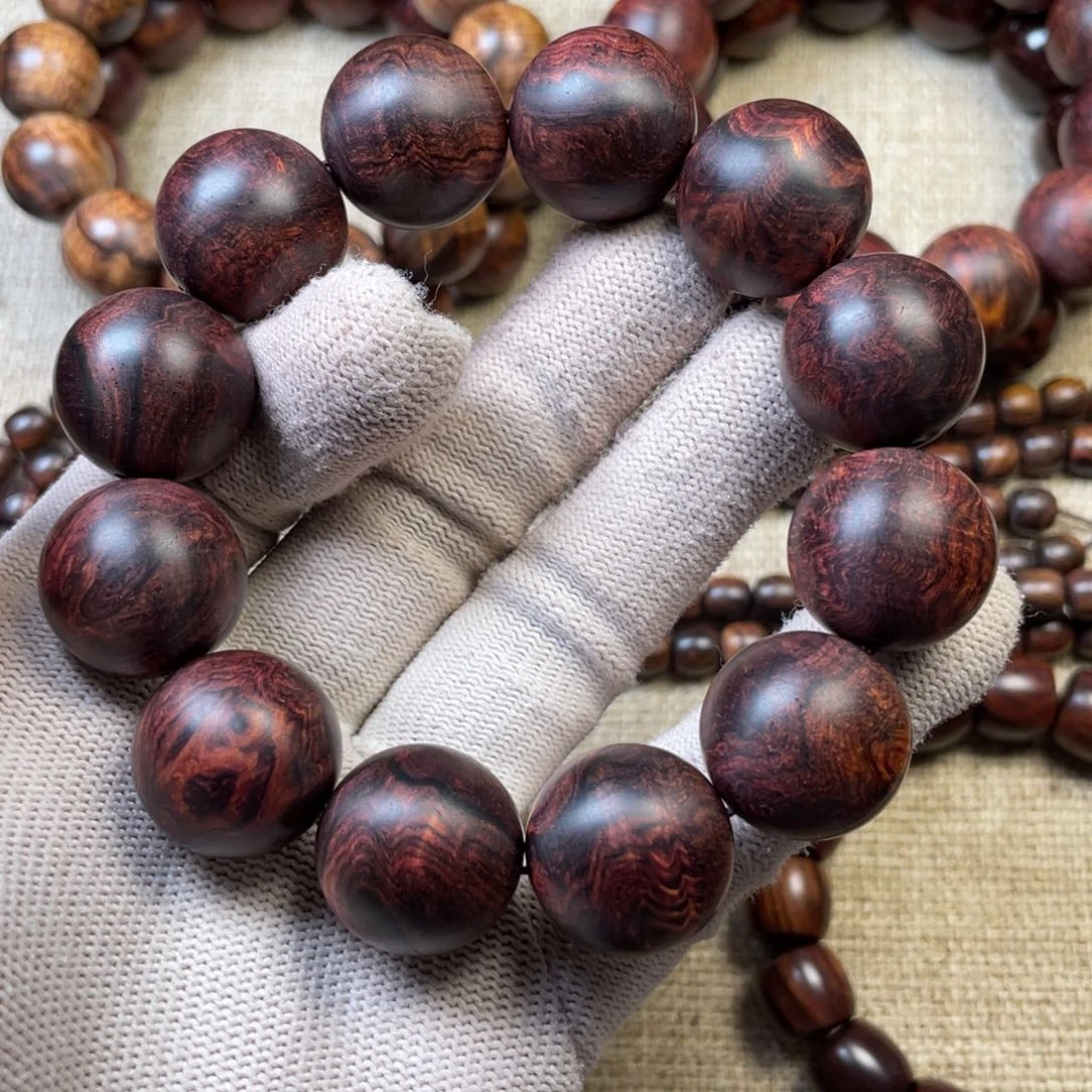 给***福手串/手链黄花梨/降香黄檀