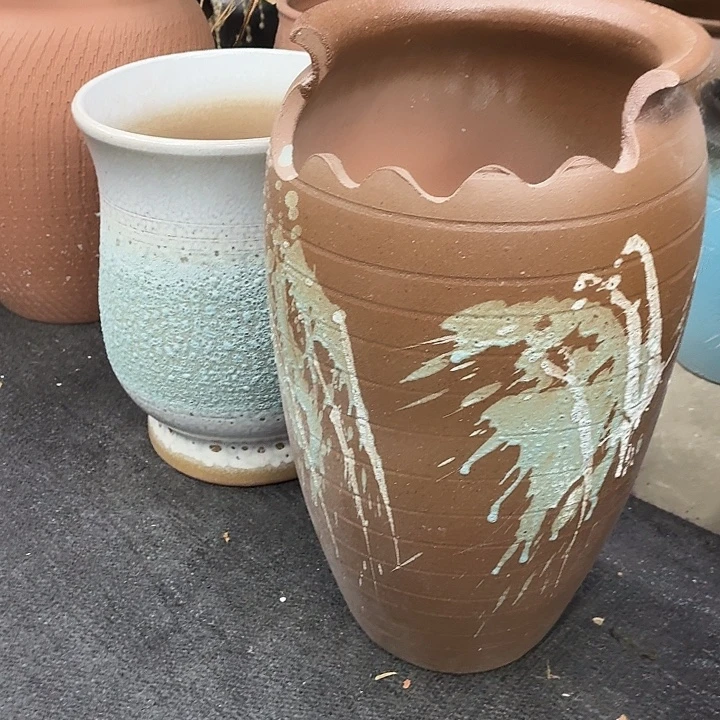 20×42 -粗陶花盆有孔