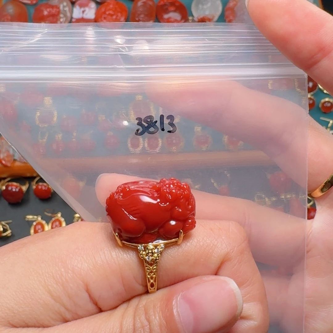 南红玛瑙南红银S925镶嵌