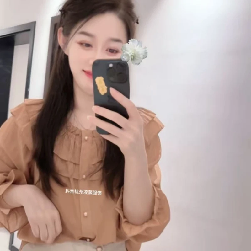 新品百搭洋气一字肩韩系小衫8175